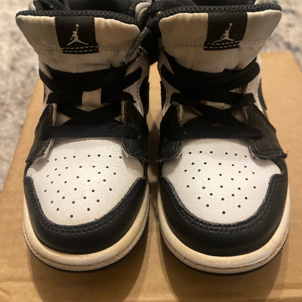 Kids Black and White Sneakers